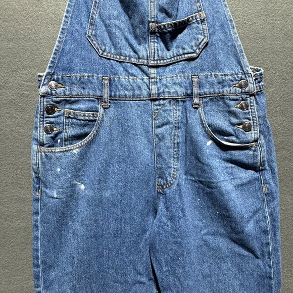 We The Free Denim Overalls Size Small 100% Cotton Women’s Distressed - Picture 2 of 9
